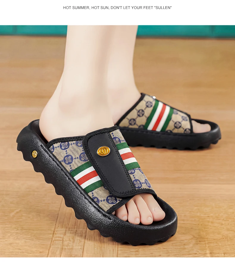 Herren-Slides mit einem Riemen, lässige Hausschuhe, neue atmungsaktive, leichte Outdoor-Strandschuhe für den Sommer, schnelltrocknende, weiche Poolsandalen mit bequemer Sohle – Detail 11
