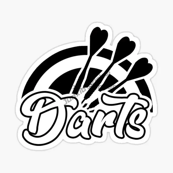 Darts Playing Creative PVC Waterproof Car Sticker for Decorate Car Table Motorcycle Off-road Wall Helmet Decal Accessories