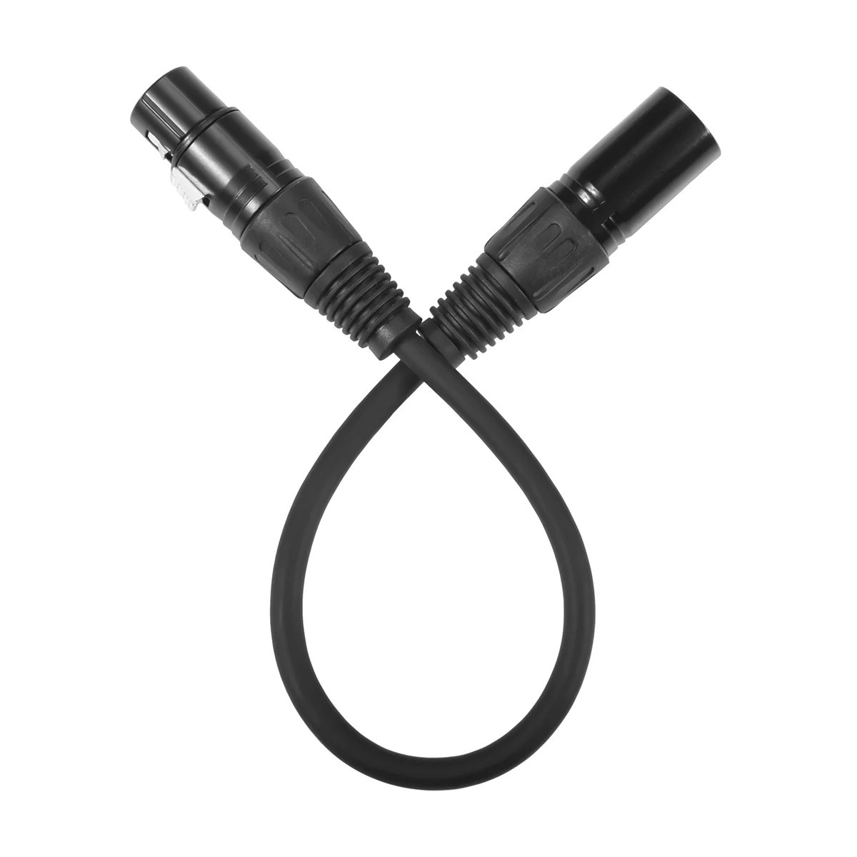 

Reliable XLR Male 3 Pin to XLR Female 5 Pin & XLR Female 3 Pin to XLR Male 5 Pin Audio Cable, for Microphone DMX Stage Light