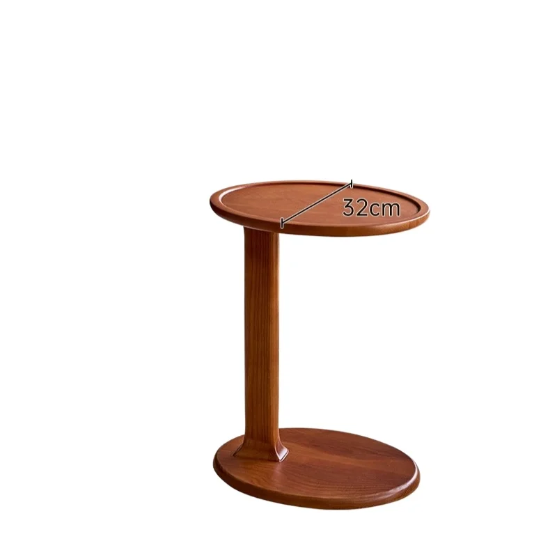 

Solid wood sofa, living room, bedroom, small coffee table, minimalist bedside rack