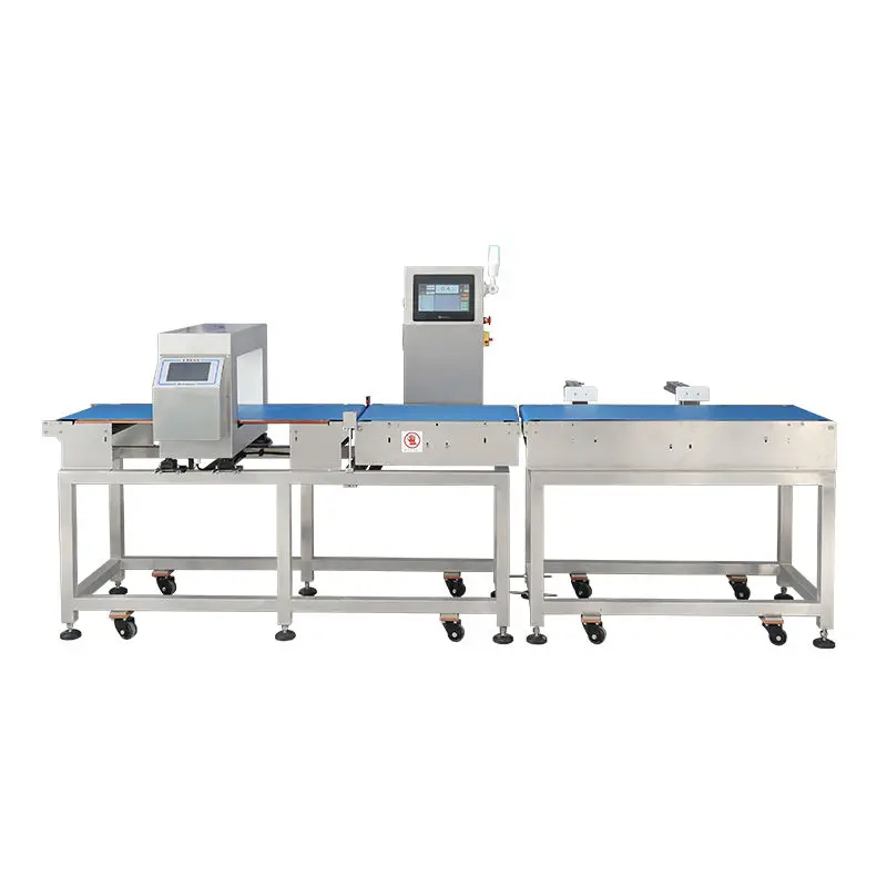 Check Weigher and Metal Detector Combination Metal Detector Weight Scale Machine