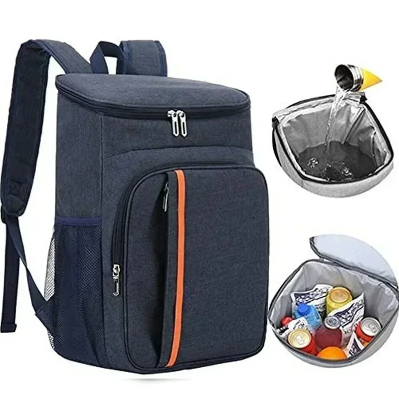 Large-capacity Thermal Insulation Backpack Outdoor Waterproof Picnic Beer Bag Leak-proof Cold Ice Backpacks