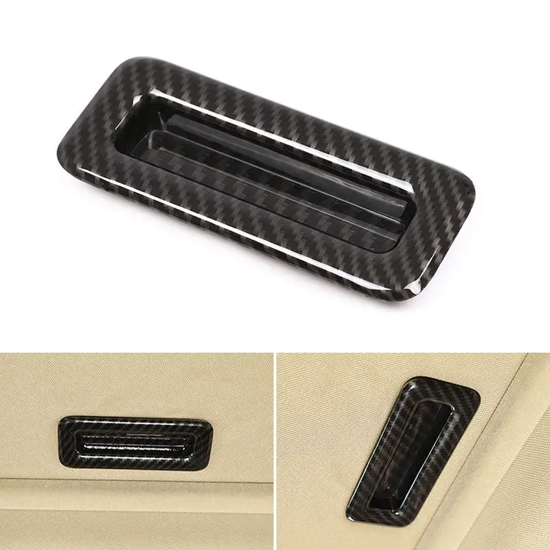 For Jaguar X-Type 2001-2008 Carbon Fiber Style ABS Car Accessories Interior Sunroof Handle Switch Frame Cover Trim