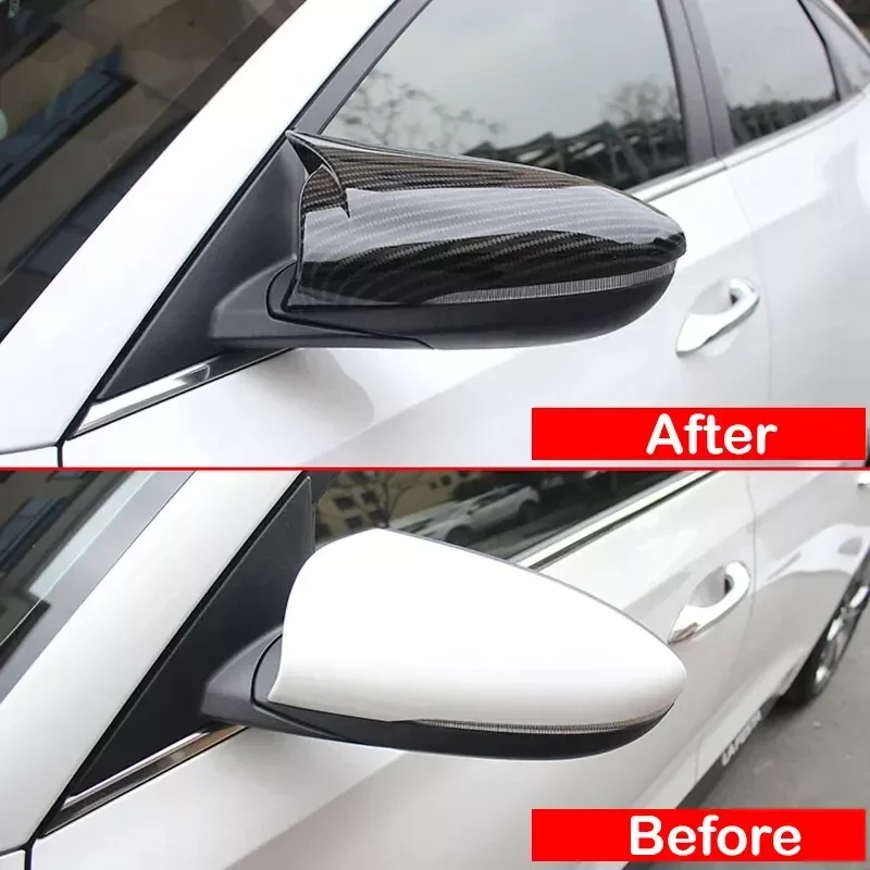 For Hyundai I20 N Line 2024 2025 Facelift Rearview Mirror Cover Side Mirror Caps Rear View Mirror Cover Trim Car Accessories