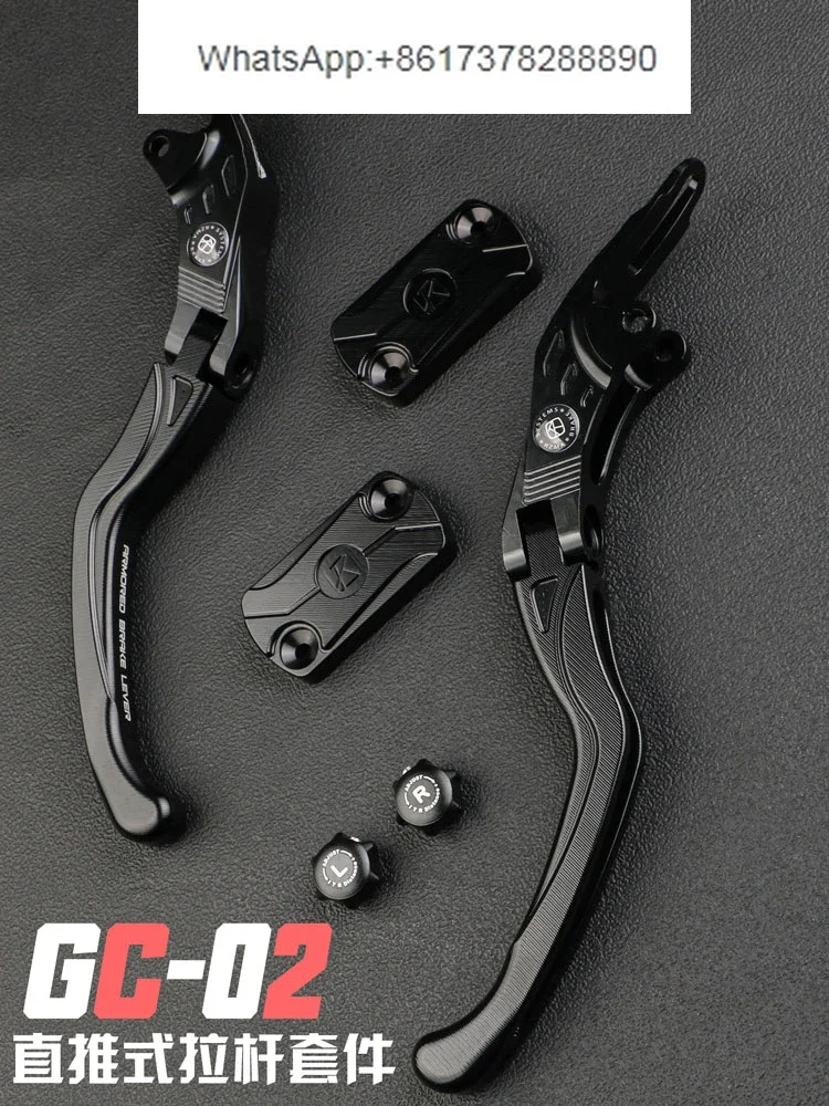 

Подходит для верхнего насоса GC02, модифицированная рулевая тяга, крышка масляного горшка, складная ручка тормоза с прямым нажатием