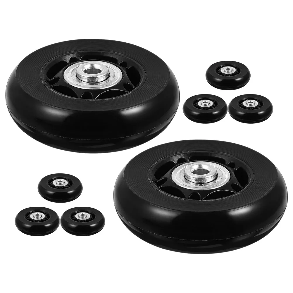 

8 Pcs Replacement Wheel for Luggage Heavy Duty Suitcase Universal Rubber Caster Travel Luggage Wheels Rolling Smooth