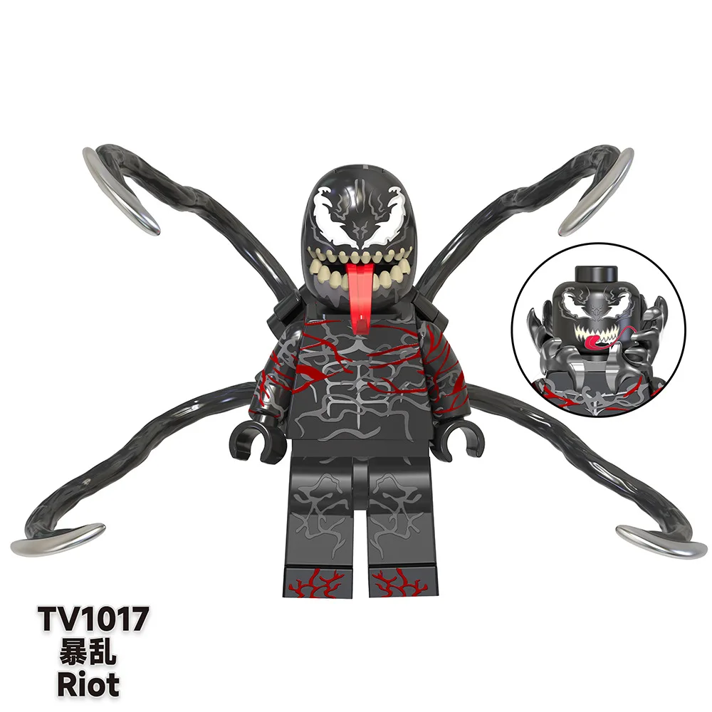 Bolsa de figuras de bloques de Deadpool, Serum de Venom, serie súper británica