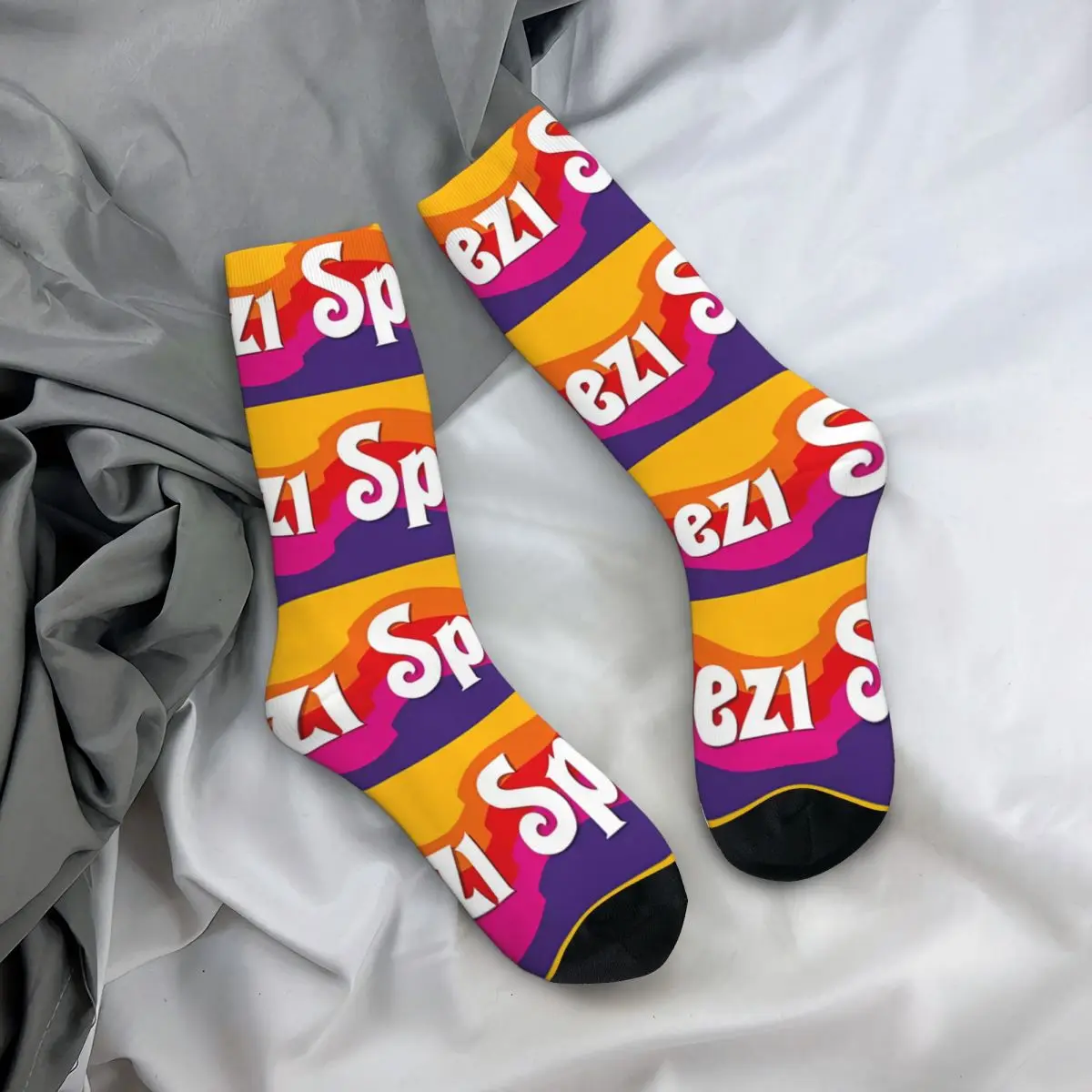 Happy Herrensocken Paulaner Spezi München Retro Bier Getränke Harajuku Casual Crew Socke Geschenk Muster gedruckt