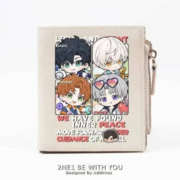 Luz y noche Osborn Evan cartera de moda PU monedero tarjeta moneda cremallera dinero bolsa Cosplay regalo B2086 Anime