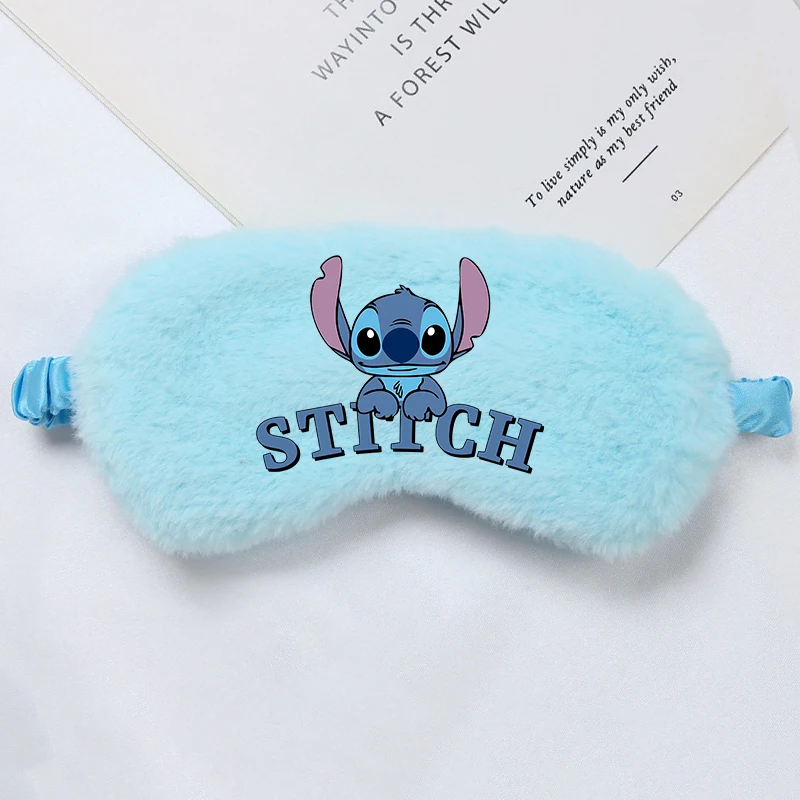 Masque pour les yeux en peluche Anime pour enfants, patch pour les yeux, accessoires décontractés, dessin animé mignon, garçons et filles, cadeaux de Noël, CAN o Stitch, 2025