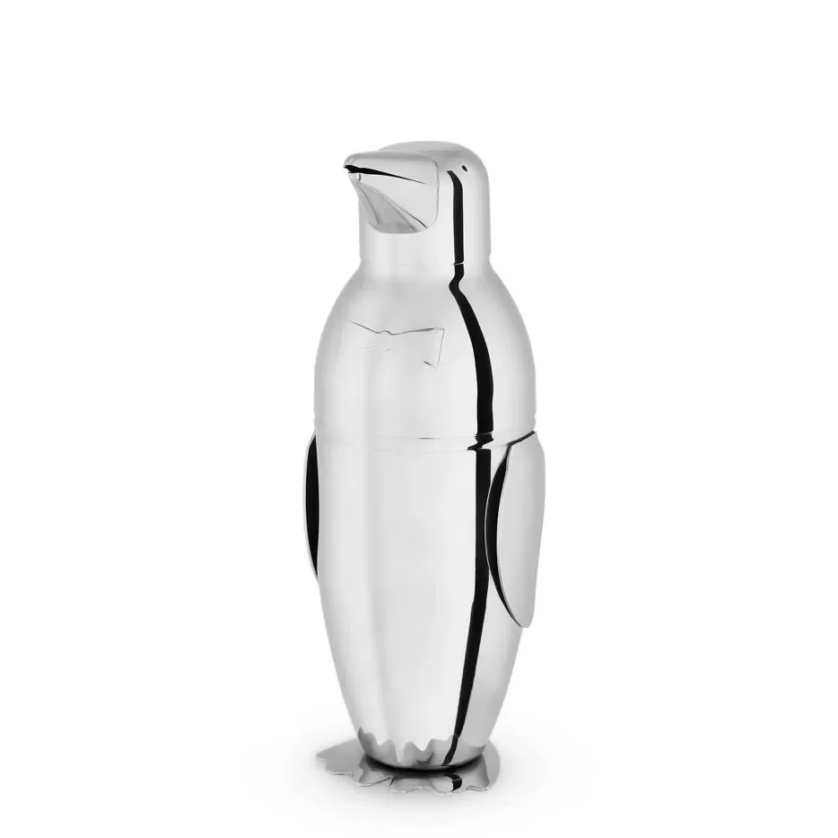 113hot European Style Penguin Shaker 304 Stainless Steel 500ML Creative Cocktail Shaker Bar Tools