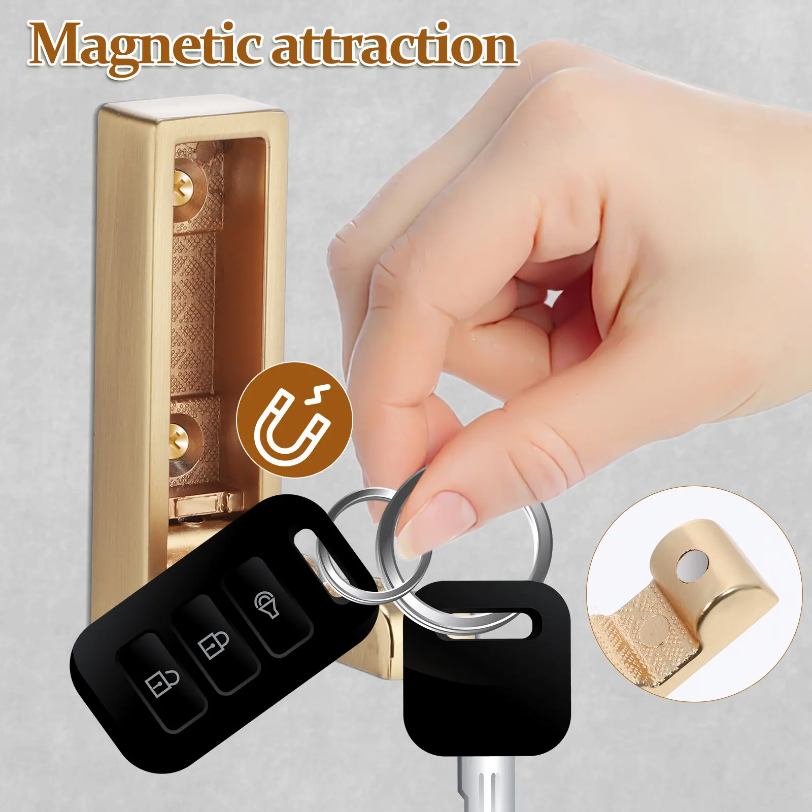 4Pcs Wall Folding Hooks Compact Foldable Space Saving Heavy Duty L-Shaped Wall Mounted Hanger for Clothes Bags Backpacks Hand
