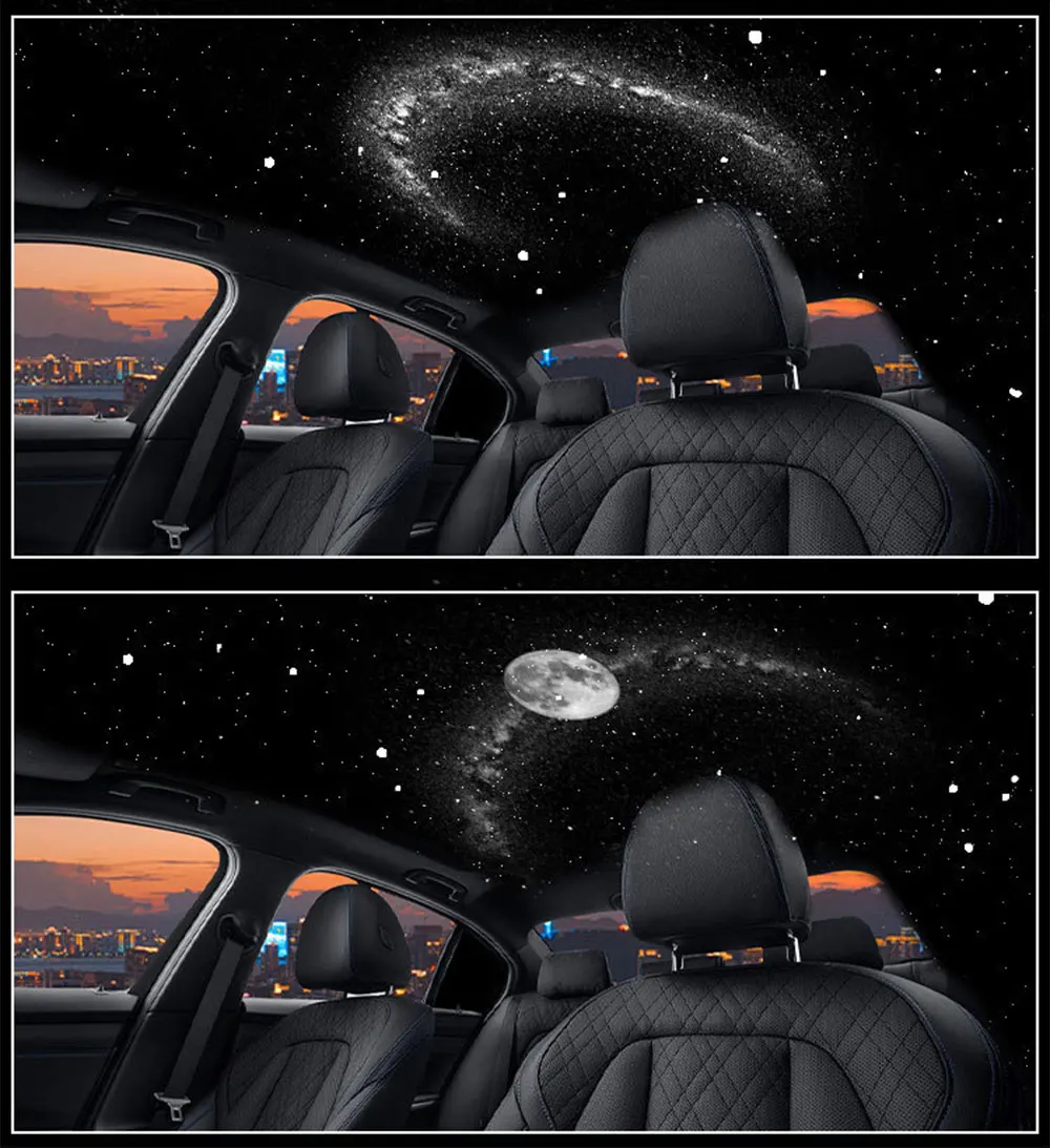 Auto-Innenraumbeleuchtung Dach-Sternenlicht USB LED Sternenhimmel-Projektor Dekoration Nacht-Party-Dekor Romantisches Saturn-Galaxie-Licht – Detail 13