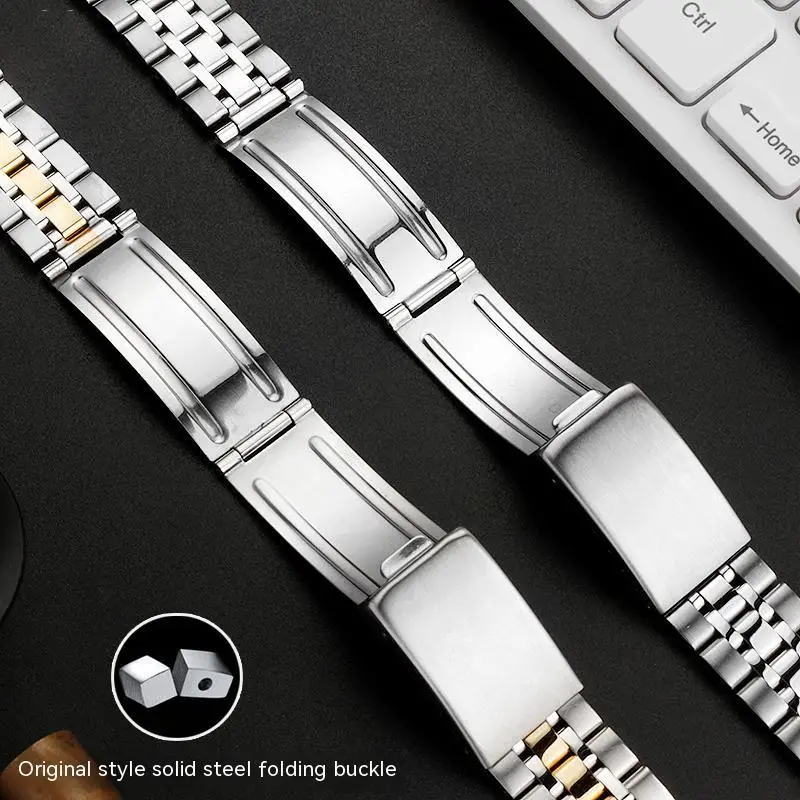 High Quality Stainless Steel Watch Chain For Tudor Prince and Princess M76213 M76214 M74033 Arc Interface Band 13 17 19 20MM