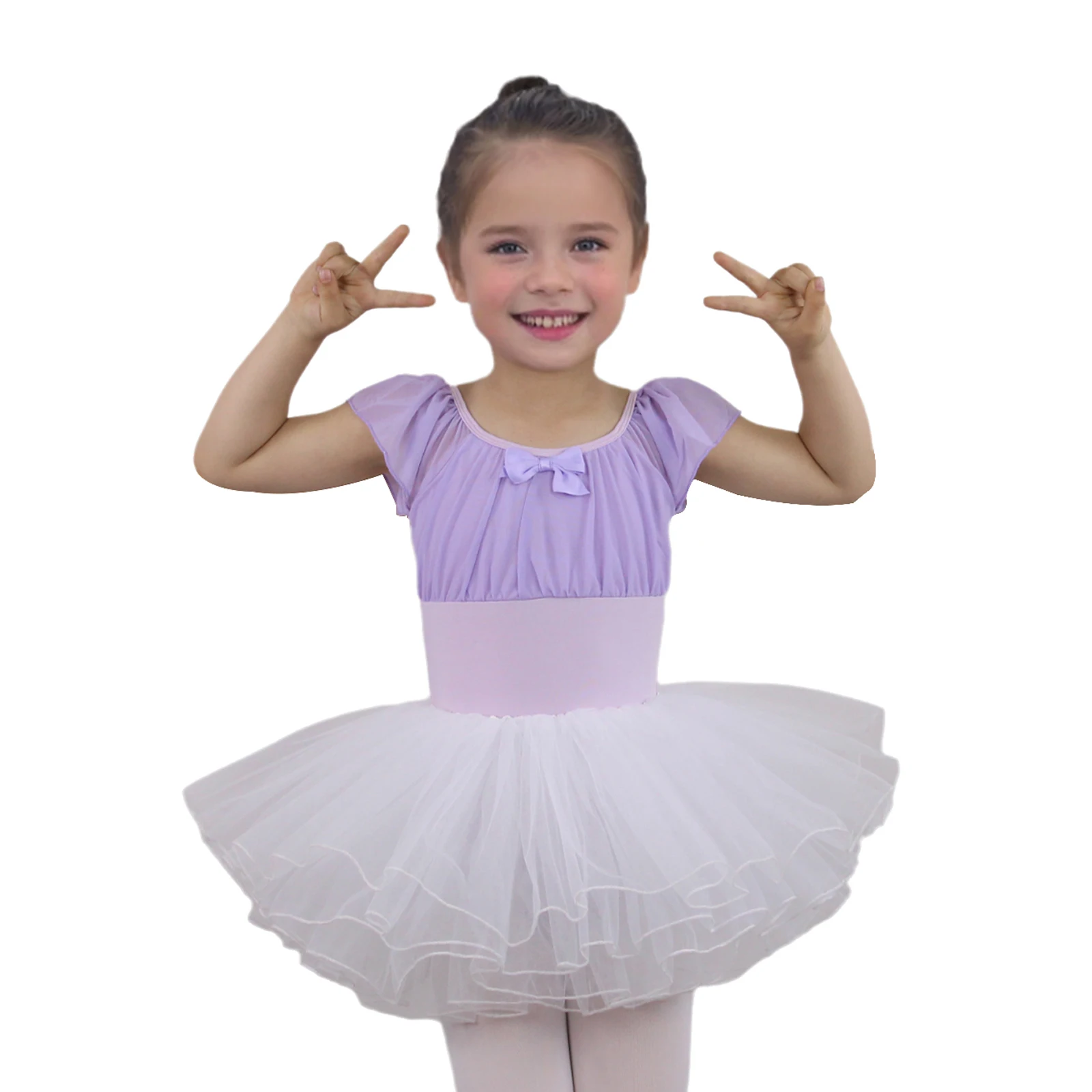 

Ballet Tutu Ballet Dress Kids Leotard Tutu Dance Wear Dance Costumes Ballet Leotards Gymnastics Short Sleeve Skirt for Ballerina