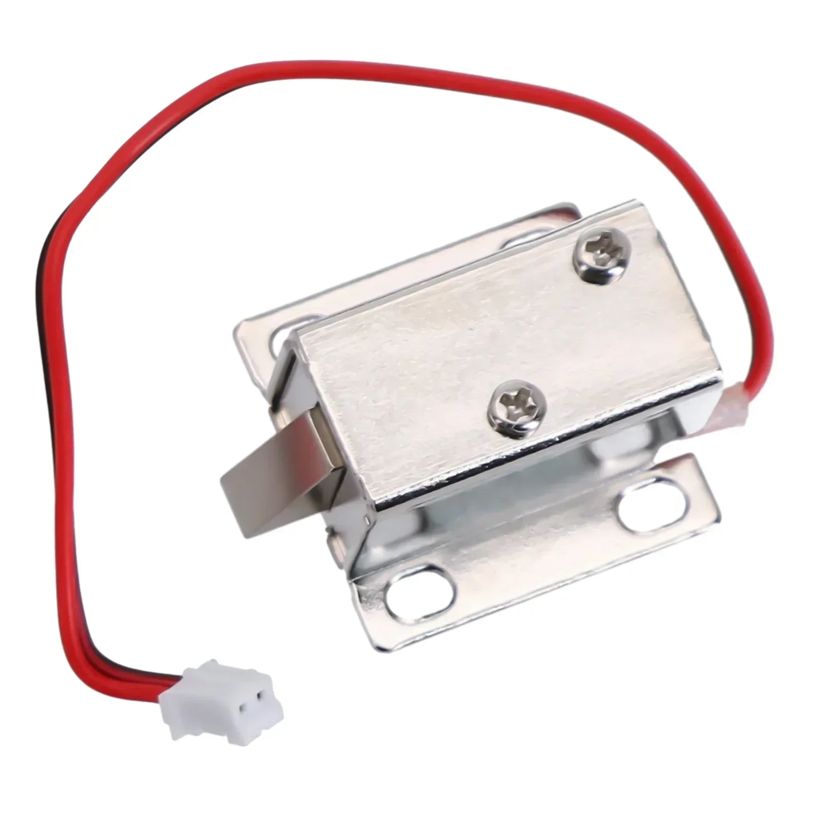 Electronic Latch Lock Catch Door 12V Electro-magnet Release Solenoid Slant Slug Electric Control Lock