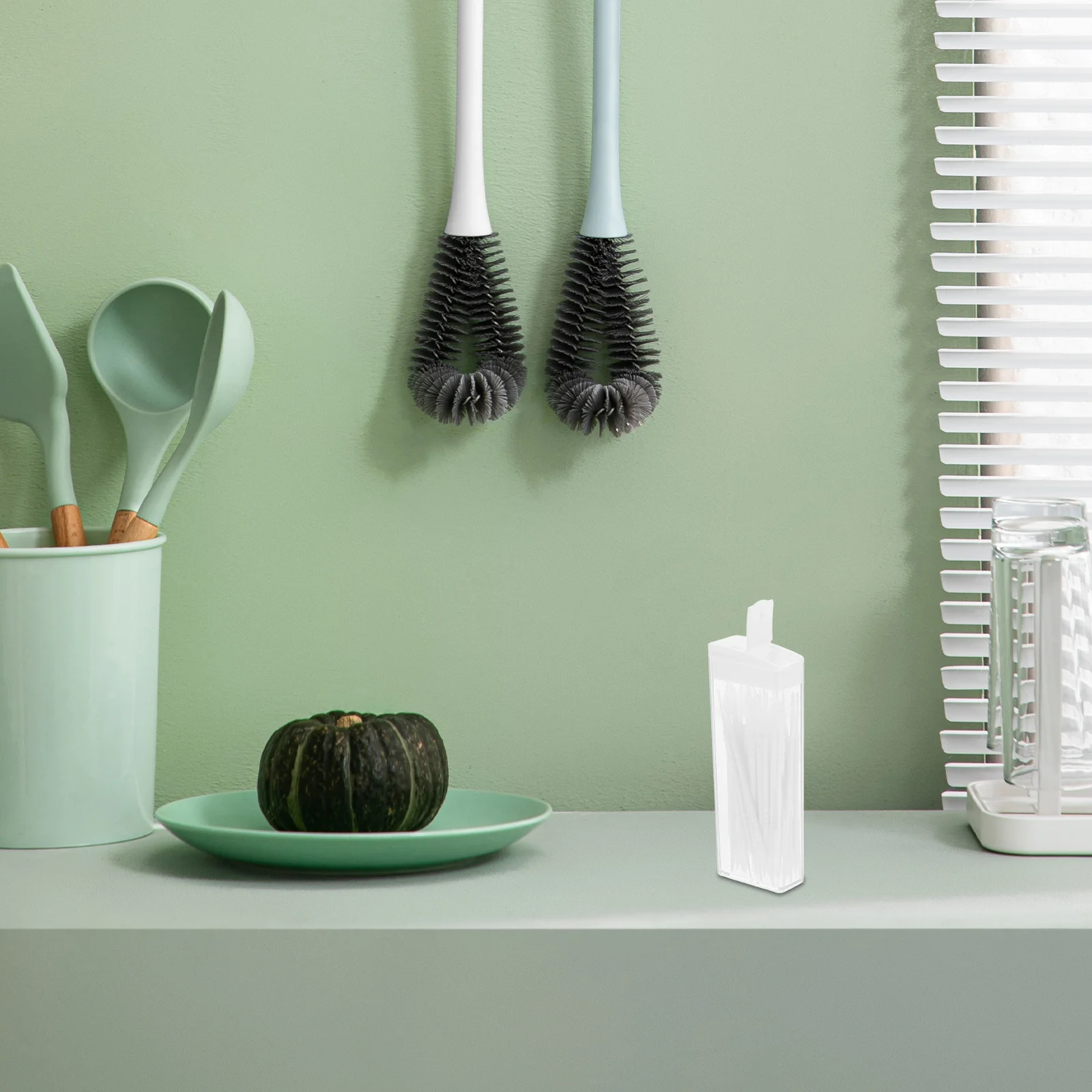 50 قطعة الأسنان المحمولة يختار البلاستيك بين الأسنان فرش لإزالة البلاك الأسنان الطازجة التنفس اللثة تحفيز العناية بالفم