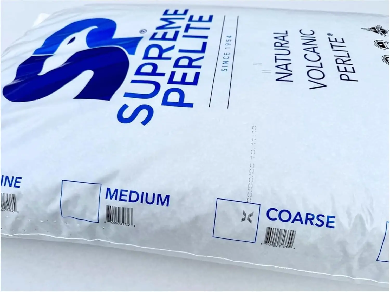 Supreme Perlite Coarse Horticultural Perlite 4 Cu Ft, Soil Aeration Potting Mix, Natural Growing Media for Indoor Outdoor Plants