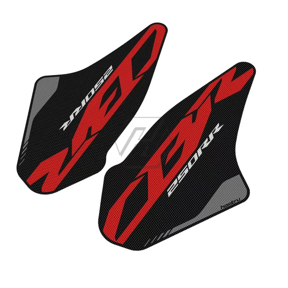 Stiker matras pegangan lutut, untuk Honda CBR250RR 2017 2018 2019 2020 2021 sepeda motor Anti-slip bantalan tangki samping pelindung