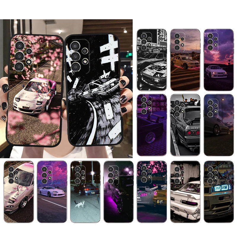 

Phone Case For Samsung A17 A55 A16 A56 A35 A15 A53 A54 A33 A34 A25 A05S A52 A52S A07 A26 A06 JDM Car