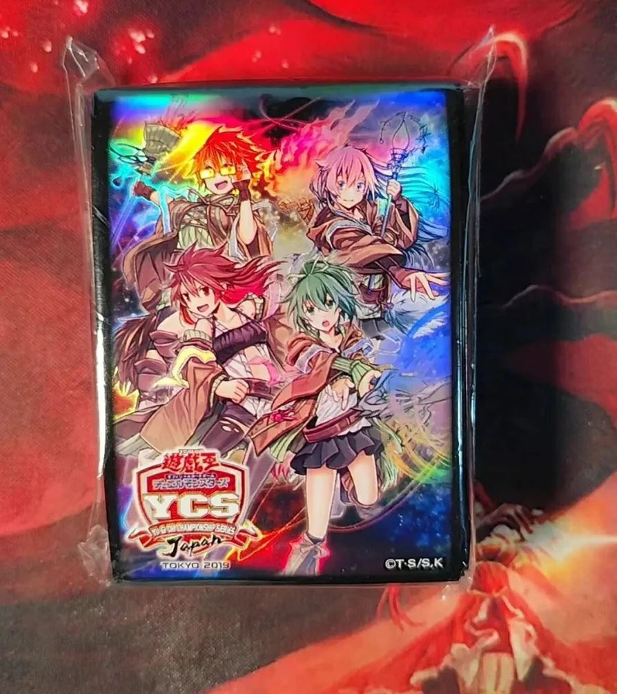 100Pcs Yugioh KONAMI Duel Monsters Awakening of the Possessed YCSJ Limited Official Collection Sealed Card Protector Sleeves