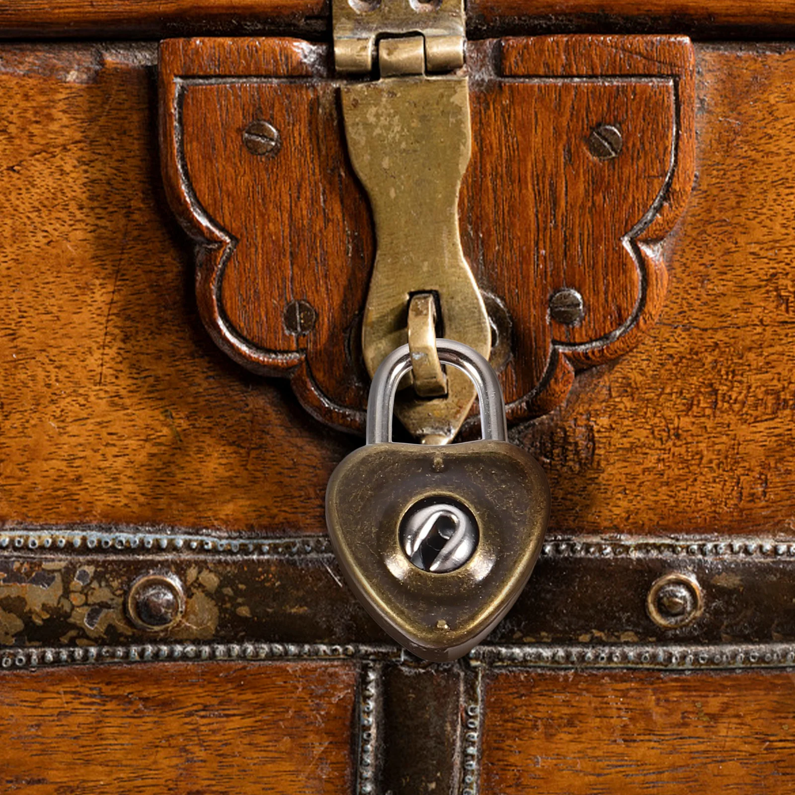 

12Pcs Mini Heart Shape Padlock Rustproof Security Lock for Suitcase Drawer Cabinet Diary Travel Locks Mini Padlock