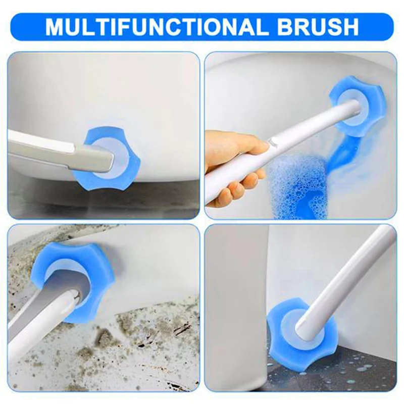 

LICE-Disposable Toilet Cleaning System Disposable Toilet Flushable Refill Brush Flushable Refills - 50 Refills Durable