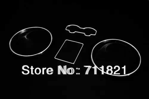 Chrome Speedometer Gauge Dial Rings Trim For VW Golf MK4 Passat B5 T4 Van Jetta 4 Bora