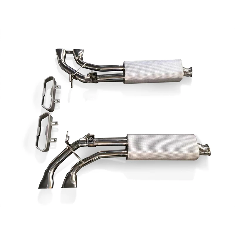 For Mercedes Benz G500 G63 G65 W464 Muffler With Square Tips Stainless steel Car Exhaust System Performance Catback