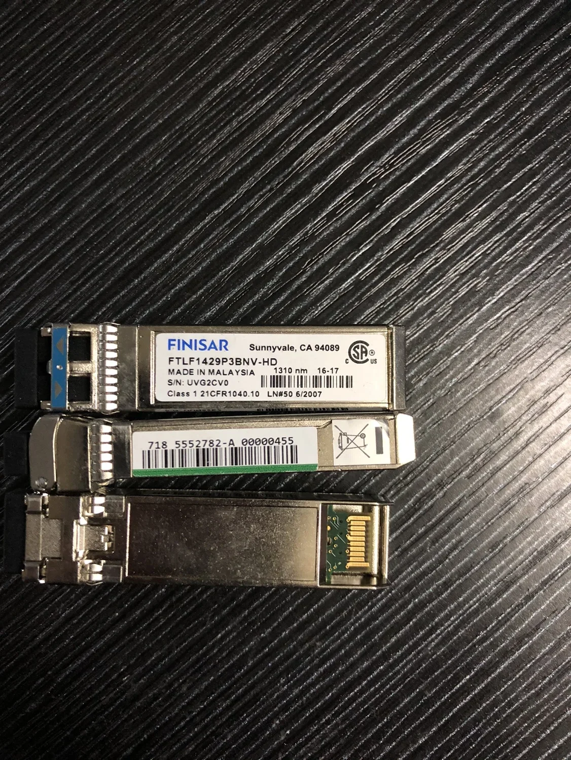 

1pc FTLF1429P3BNV-HD, 5552782-A, 16GB 10KM single-mode optical module Hitachi storage HDS