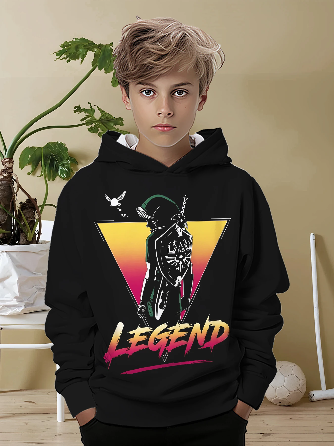 The Legends of Z-zeldas 3D Print All Seasons Children Casual Sweatshirt Cool Pullover Tops Unisex Clothes Boy Girl Hoodies