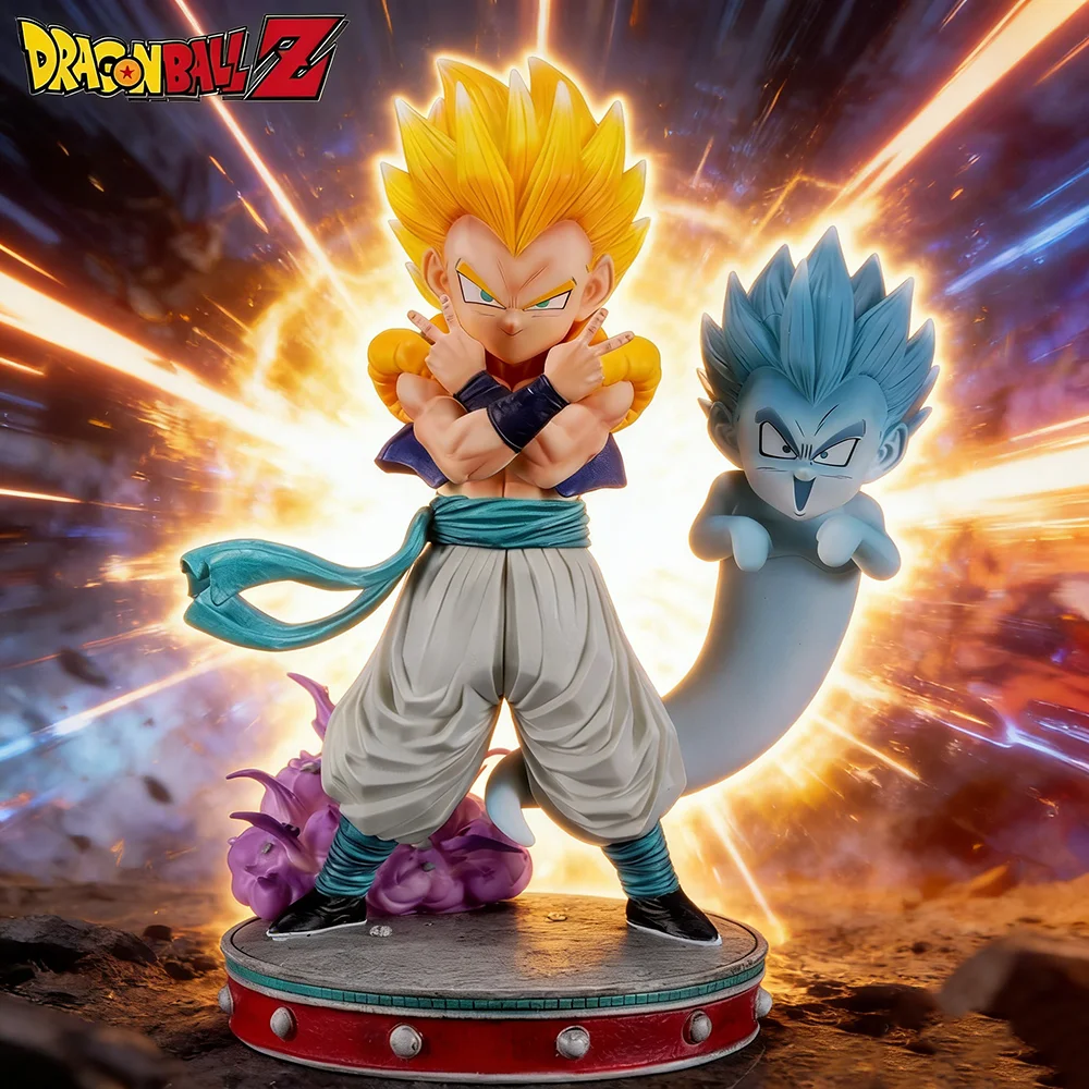 

Фигурка аниме-персонажа Драгонболл Готенкс, 24 см/9,45 дюйма, ПВХ статуэтка, настольное украшение, коллекционная модель, игрушка, подарок