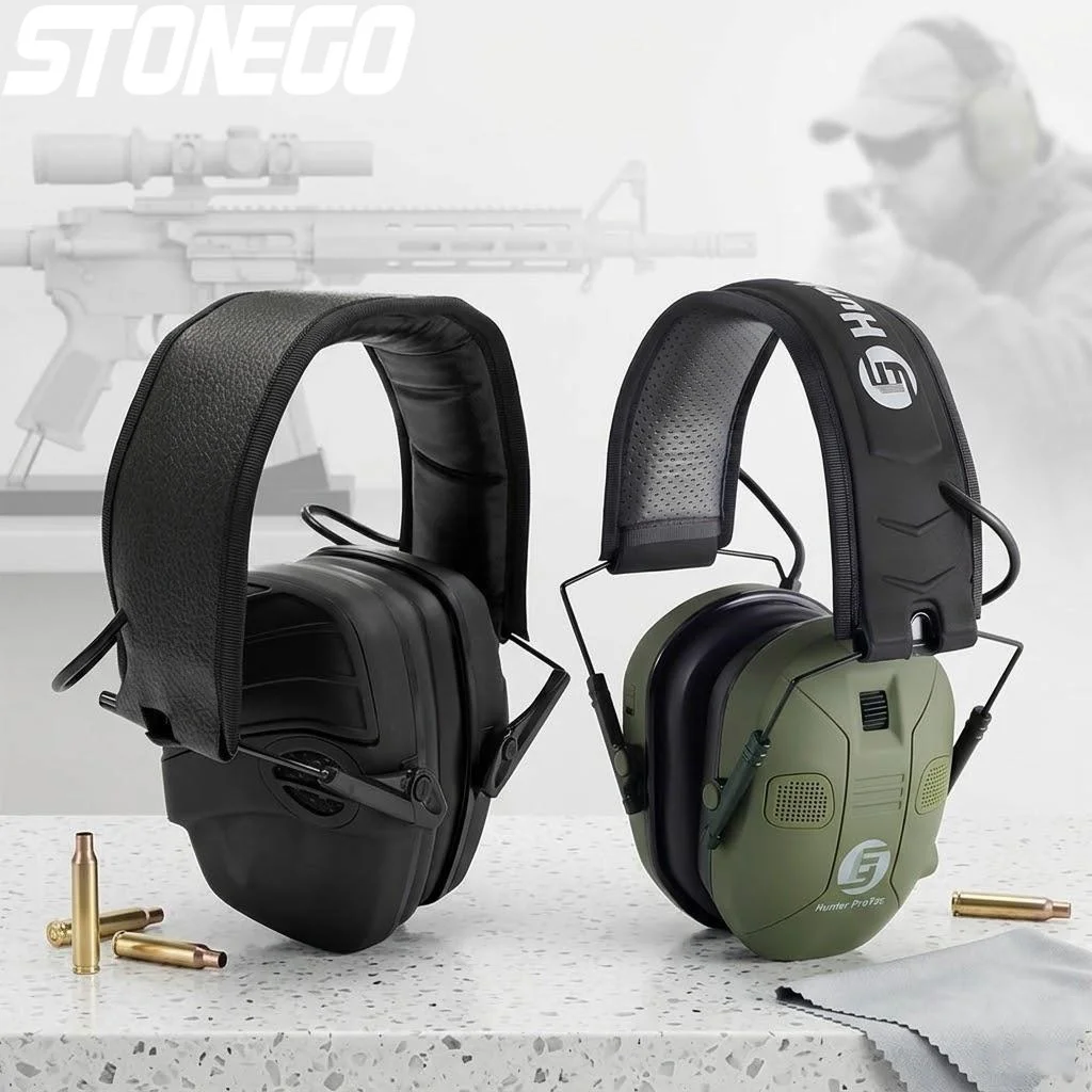 

Foldable Tactical Noise Canceling Electronic Shooting Earmuffs Hearing Protection Safety Ear Defenders