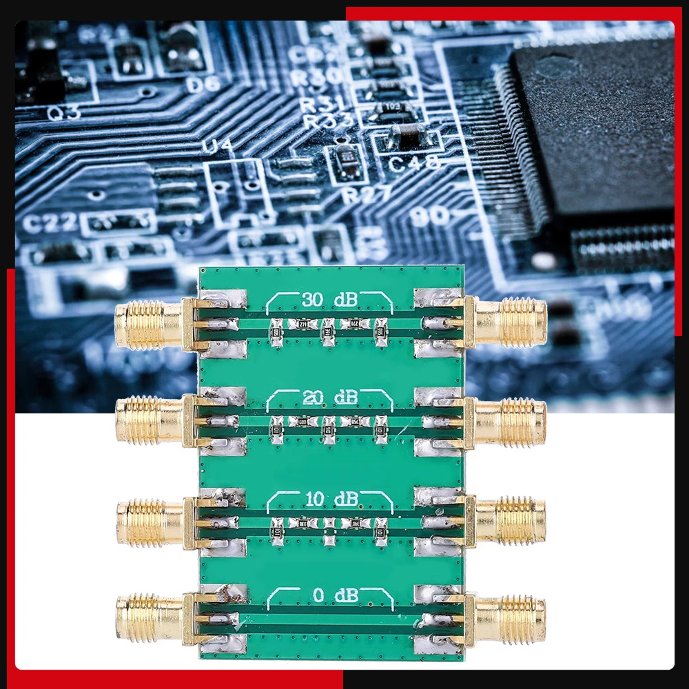 -4.0GHz RF Fixed Attenuator SMA Double Female  Radio Frequency Fixed Attenuator Module Board