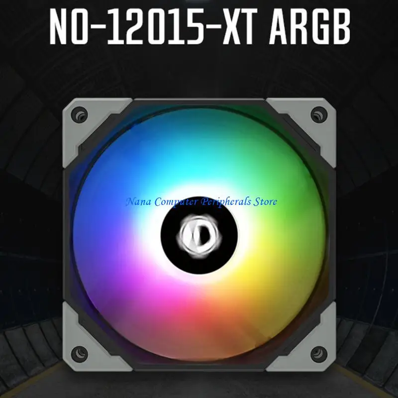 F68C ID-COOLING NO-12015-XT-ARGB Case Fan 15mm Thickness PWM Fan 5V 3 PIN Addressable