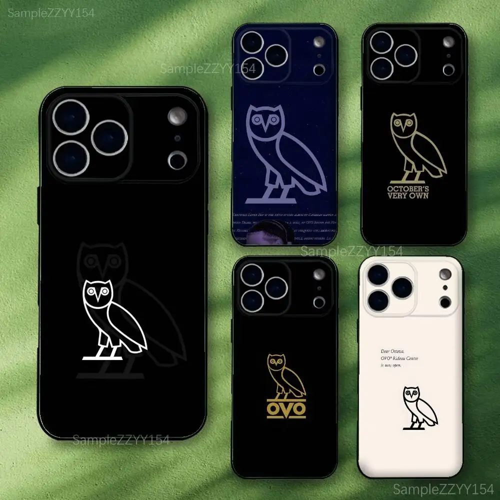 

D-Drake O-OvO OWLS Phone Case For 15,16,17,13,14,11,12,Pro,Max,Plus,E,Air,Mini Shockproof Silicone Soft Cover