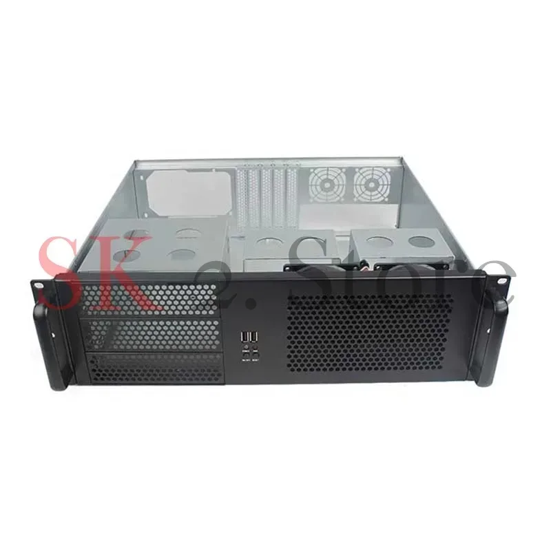 3U Industrial Computer Case 390 Short Rack Mount ATX Large Board Multi HDD Hot Swap Horizontal PC Monitoring Shell125