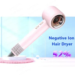 Professional Hair Dryer Negative Ionic Hair Dryer Leafless Hairdryer home appliance Of The Best Gift For Mother And Girl Friend