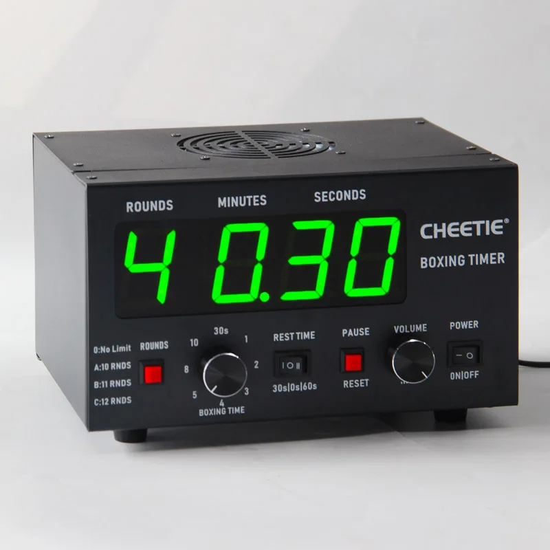 CP20 Professional Classic Digital Boxing Interval Gym Timer for Muay Thai Mma Kickboxing Martial Arts Training