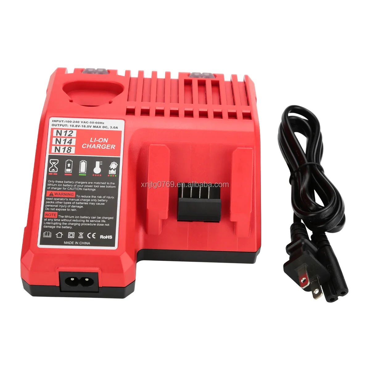 Replacement Li-ion Power Tool Battery Universal Charger For Milwaukee battery 12v/18V Charger