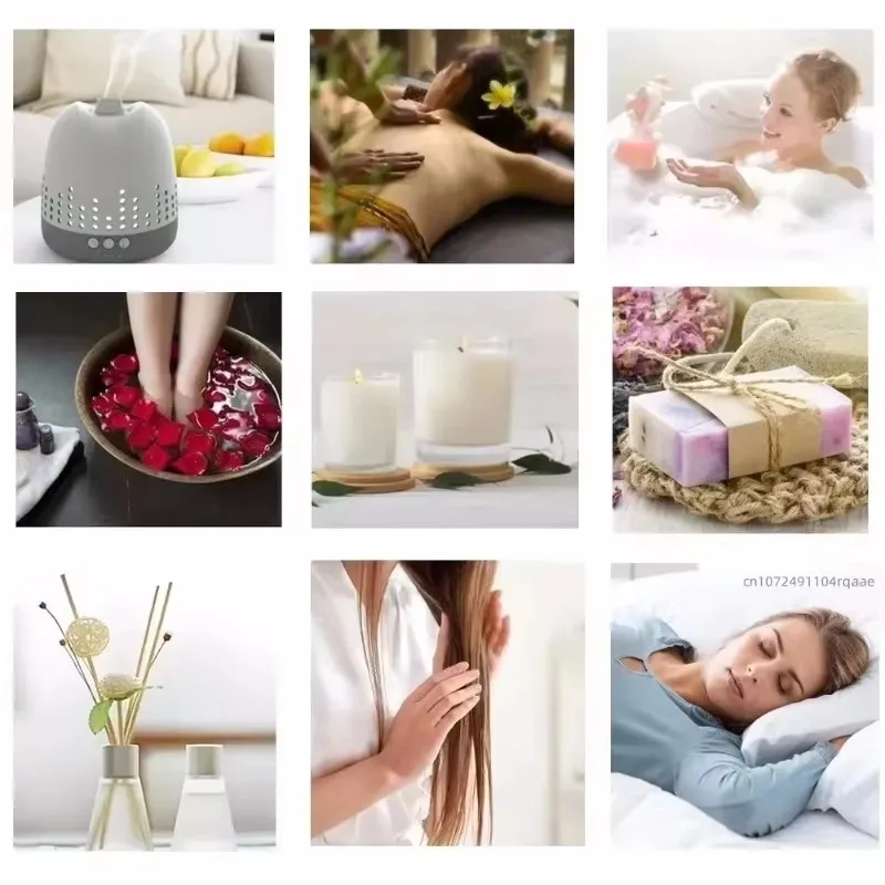 Natural Pure Blue Lotus Oil for Reed Diffuser, Home Fragrance, Aromatherapy Scented Oil for Bedroom, Office, Yoga Meditation