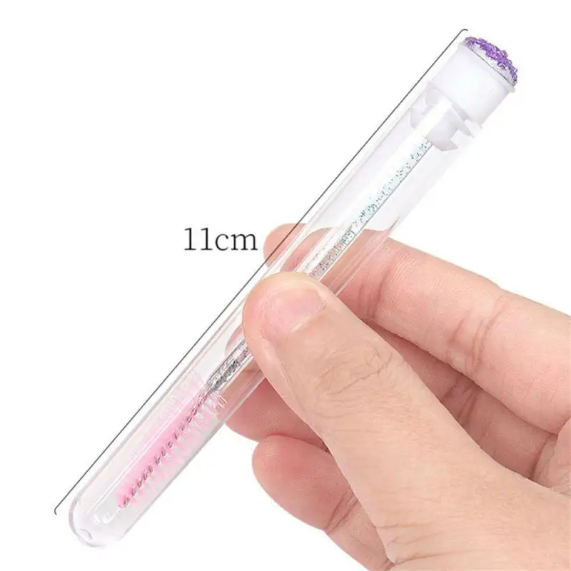 Reusable eyebrow brush tube disposable Crystal MakeUp brushes Eyelash Extension replaceable Mascara Wands tools