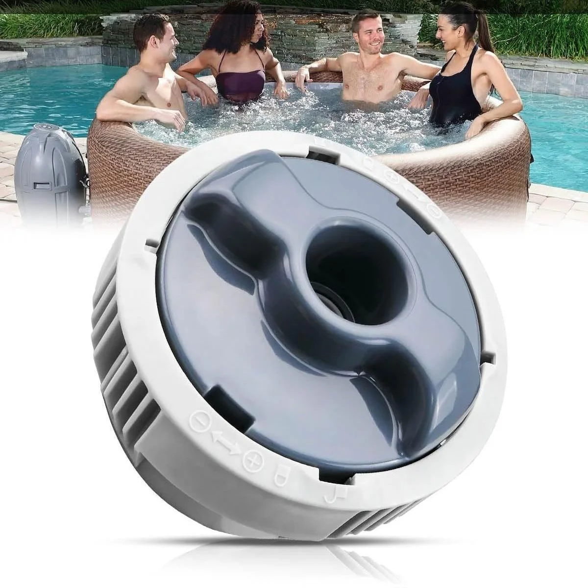 Chemical Chlorine Dispenser System for Bestway Lay Z Hot Tub Spa and Whirl Pools P05345 P03821 Chemical Dispenser