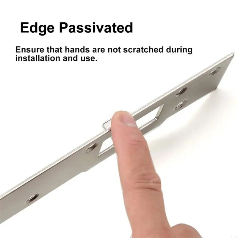 Placa metal durável K3Ka, placa porta duradoura com 5-1/2 polegadas a 6 polegadas orifício metal