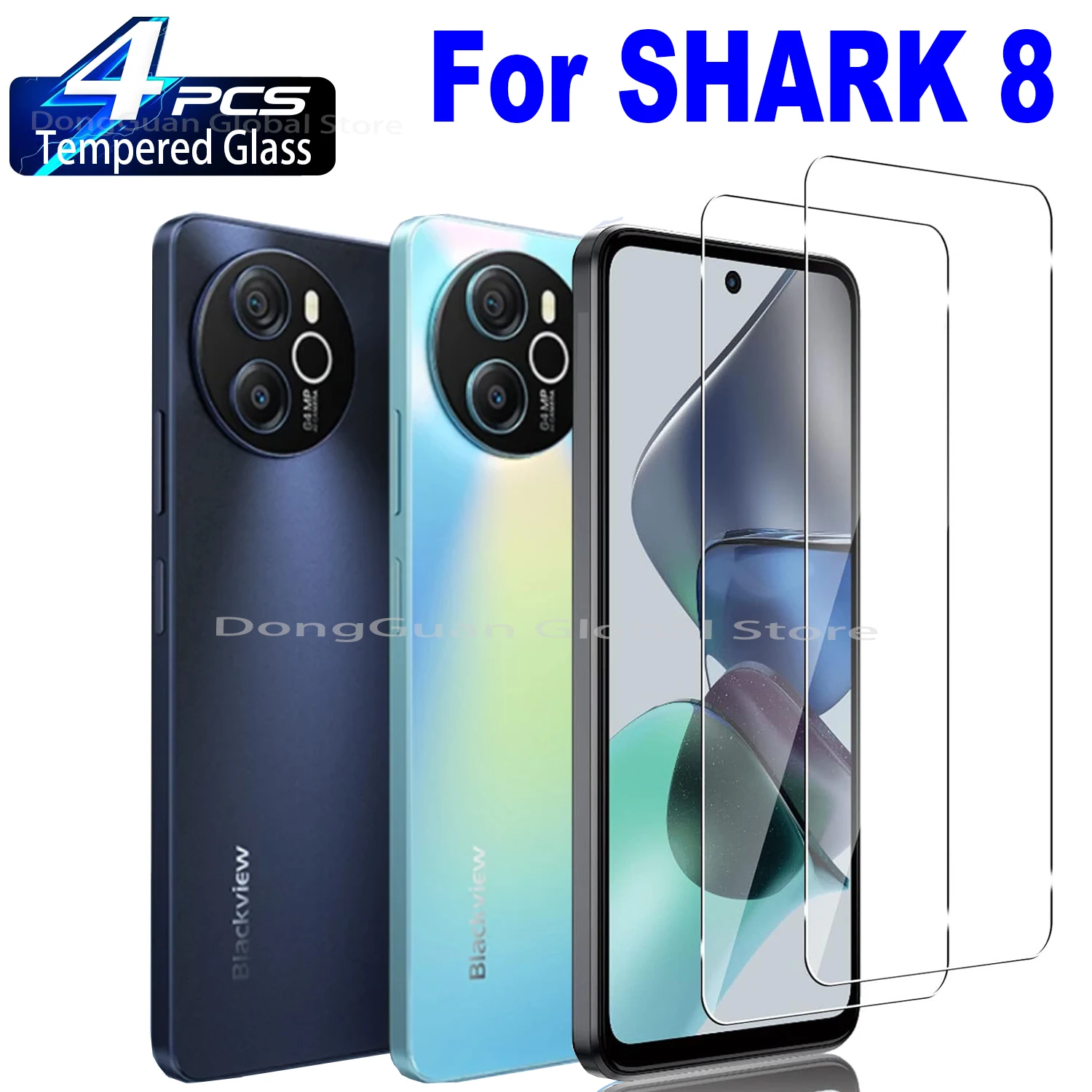 For Blackview SHARK 8 Tempered Glass Screen Protector Glass Film