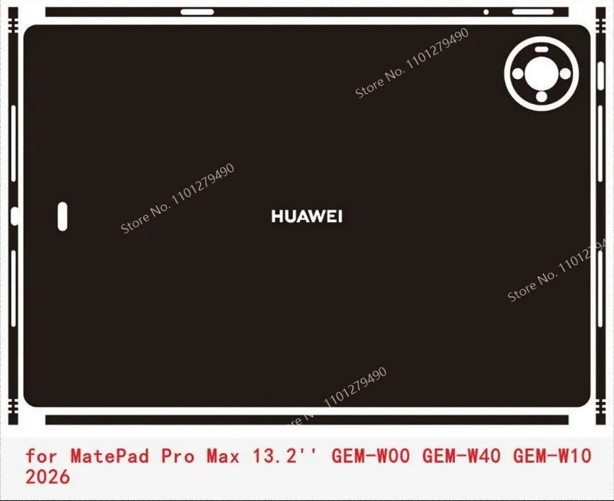 Anti-scratch Pre Cut Vinyl Skin Sticker Cover for 13.2 inch HUAWEI MatePad Pro Max 2026 2025 2023  Mate Pad Pro 12.2 mini 8.8