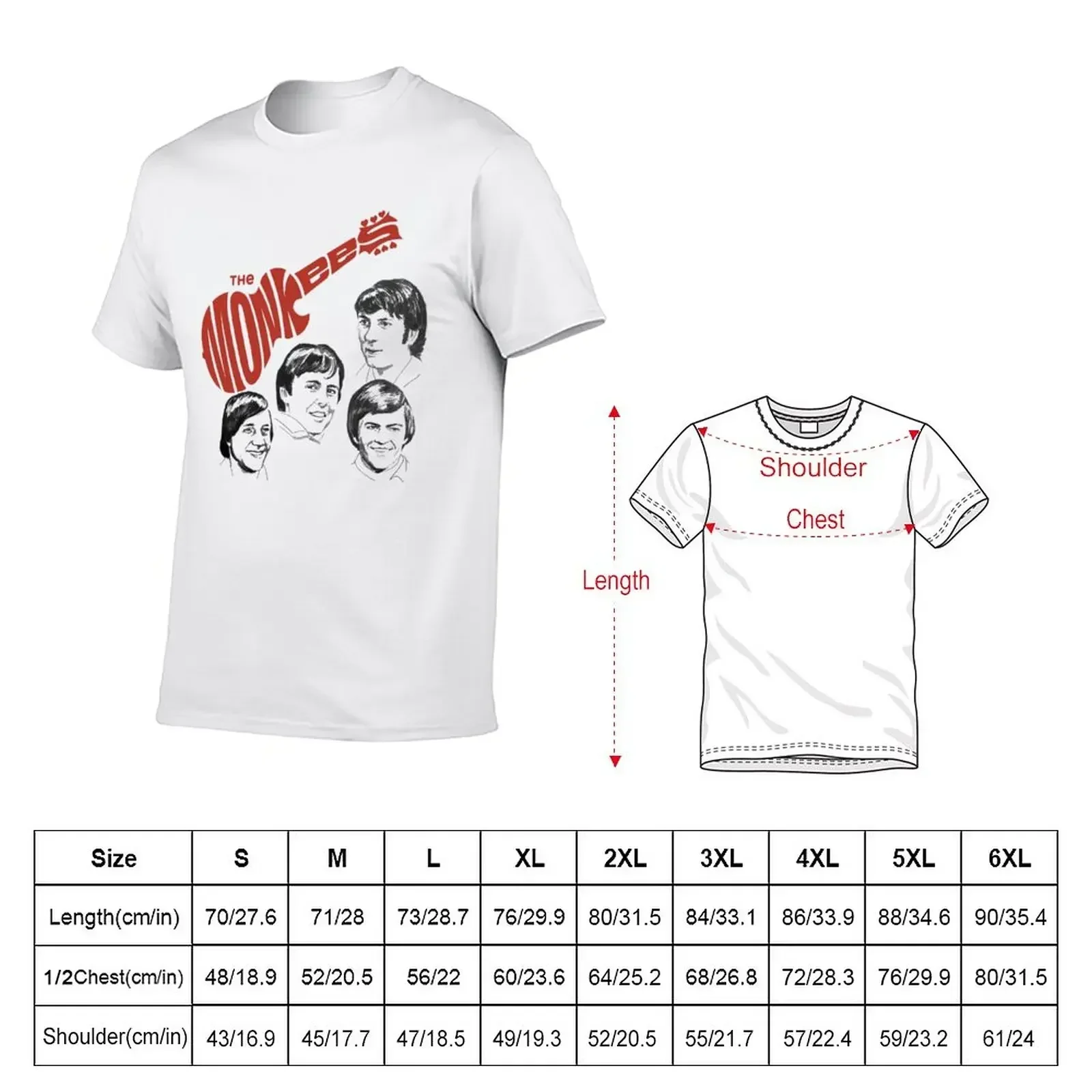 Monkees T-Shirt Short sleeve tee heavyweights kawaii clothes Men's t-shirts