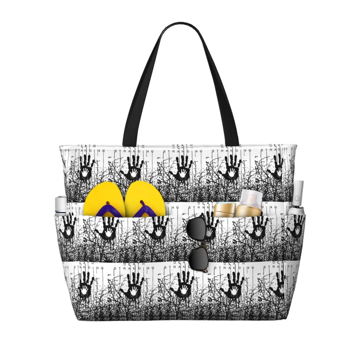 In The Forest Death Stranding Game For Fans Beach Tote Bag Sport Gym Yoga Duffle Large Tote Bag Women Travel Bag Fitness bag