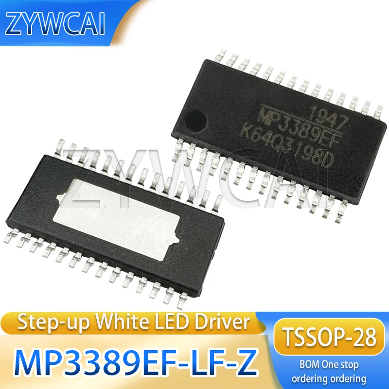 MP3389EF-LF-Z TSSOP-28-EP MP3389EF 2 uds chip de pantalla LCD controlador LED elevador de 12 cuerdas