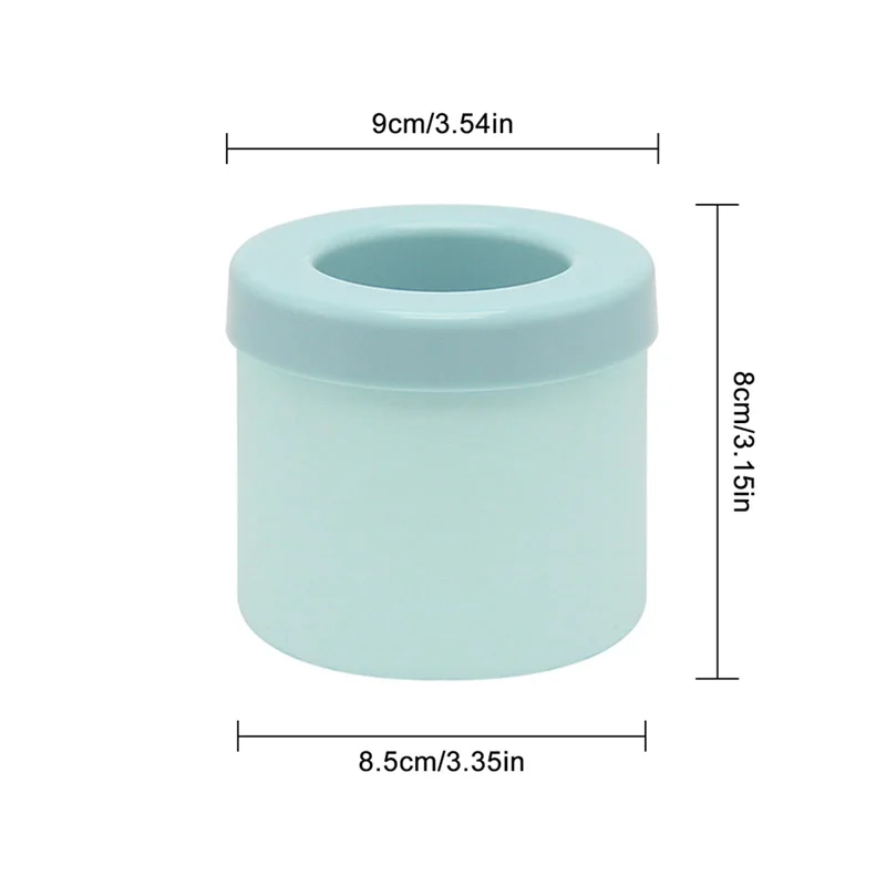 PB-Silikonowa Forma do Kostek Lodu Wiaderko na Lód Tylne 2 Szt. Forma do Kostek Lodu Forma do Kostek Lodu